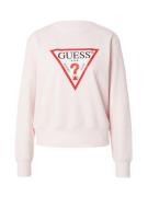 GUESS Sweatshirt  lyserød / rød / sort / hvid