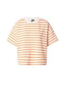 PIECES Sweatshirt 'PCCHILLI'  orange / hvid
