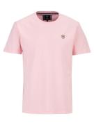 19V69 ITALIA Bluser & t-shirts 'Rafael Bas'  lyserød / sort