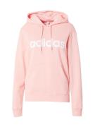 ADIDAS SPORTSWEAR Sportsweatshirt 'Essentials Linear'  lyserød / hvid