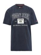 Tommy Jeans Bluser & t-shirts  navy / natblå / rød / offwhite