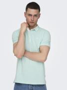 Only & Sons Bluser & t-shirts 'Fletcher'  pastelblå / hvid