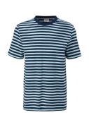 s.Oliver Bluser & t-shirts  blå / lyseblå / hvid