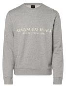 ARMANI EXCHANGE Sweatshirt  lysegrå / hvid