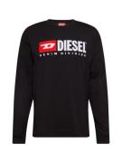 DIESEL Bluser & t-shirts 'T-BOXT-LS-DIV'  rød / sort / hvid