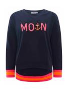 Zwillingsherz Sweatshirt 'Dana'  marin / orange / pink