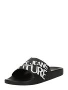 Versace Jeans Couture Pantoletter 'FONDO'  sort / offwhite