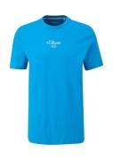 s.Oliver Bluser & t-shirts  lyseblå / offwhite