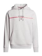 TOMMY HILFIGER Sweatshirt  mørkeblå / grå-meleret / rød