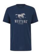 MUSTANG Bluser & t-shirts 'AUSTIN'  navy / hvid