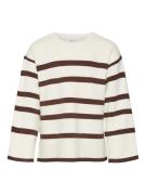 Vero Moda Girl Pullover 'VMSABA'  choko / hvid