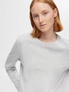 SELECTED FEMME Shirts 'Essential'  lysegrå