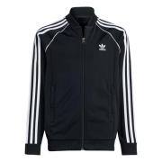 ADIDAS ORIGINALS Sweatjakke 'Adicolor'  sort / hvid