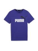 PUMA Shirts 'ESS+'  indigo / sort / hvid