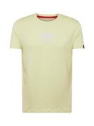 ALPHA INDUSTRIES Bluser & t-shirts  lime / hvid