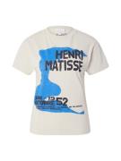 TOPSHOP Shirts 'Henri Matisse'  ecru / blå / sort