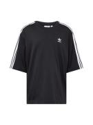 ADIDAS ORIGINALS Bluser & t-shirts 'Adicolor'  sort / hvid