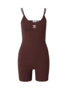 ADIDAS ORIGINALS Jumpsuit 'ESS'  brun / hvid