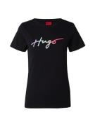 HUGO Shirts 'Deloris_3'  mint / lilla / lys pink / sort