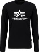 ALPHA INDUSTRIES Bluser & t-shirts  sort / hvid