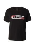 G-STAR Shirts 'Old skool'  lysebrun / pink / sort / hvid