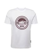 BOSS Bluser & t-shirts 'C-Thompson 400_PS'  vinrød / hvid