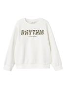 NAME IT Sweatshirt  beige / grå / hvid