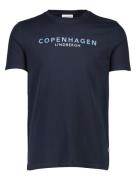 Lindbergh Bluser & t-shirts 'Copenhagen'  marin / lyseblå / hvid