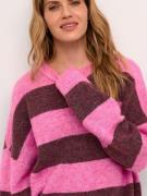 CULTURE Pullover 'Kimmy'  pink-meleret / bordeaux