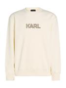 Karl Lagerfeld Sweatshirt 'Art Deco'  beige