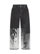 KARL LAGERFELD JEANS Jeans 'Tokyo'  sort / hvid