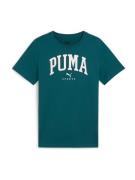 PUMA Shirts 'SQUAD'  smaragd / sort / hvid