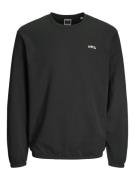 JACK & JONES Sweatshirt  sort / hvid