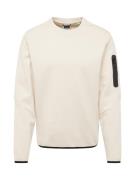 JACK & JONES Sweatshirt 'JCOFUSION'  beige / sort