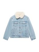 MANGO KIDS Overgangsjakke 'Lisa7'  blue denim / uldhvid