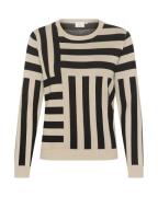 Kaffe Pullover 'Tilde'  beige / sort