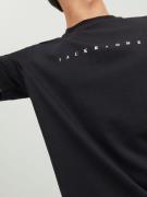 JACK & JONES Bluser & t-shirts 'Star'  sort / hvid