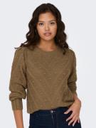 JDY Pullover 'Selma'  brun