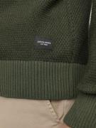 JACK & JONES Pullover 'JJEGlobe'  oliven / mørkegrøn