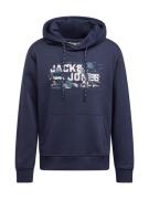 JACK & JONES Sweatshirt 'JCOOutdoor'  marin / mint / pastelpink / hvid