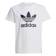 ADIDAS ORIGINALS Shirts 'Trefoil'  sort / hvid