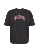 HOLLISTER Bluser & t-shirts  burgunder / sort / hvid