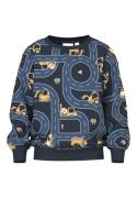 NAME IT Sweatshirt 'VIFELIX'  safir / mørkeblå / gul / hvid