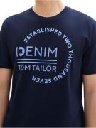 TOM TAILOR DENIM Bluser & t-shirts  marin / himmelblå