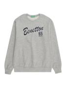 UNITED COLORS OF BENETTON Sweatshirt  marin / grå-meleret / hvid