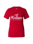 HOLLISTER Shirts  rød / hvid