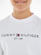 TOMMY HILFIGER Shirts 'Essential'  mørkeblå / rød / hvid