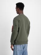 ALPHA INDUSTRIES Sweatshirt  gul / khaki / blodrød