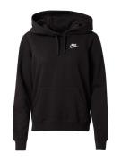 Nike Sportswear Sweatshirt 'Club Fleece'  sort / hvid