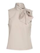 Vero Moda Petite Bluse 'VMSOLONA'  stone